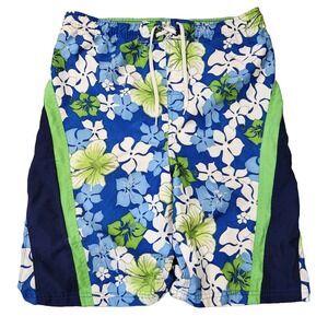 Vintage Y2k‎ No Boundaries Swim Trunks Mens 30 Floral 2000s Beach Baggy Chunky
